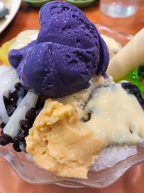 Halo Halo Dessert, Halo Halo, Snap Food, Filipino Recipes, Summer Desserts, Yummy Food Dessert, Food Cravings, Hot Weather, Aesthetic Food