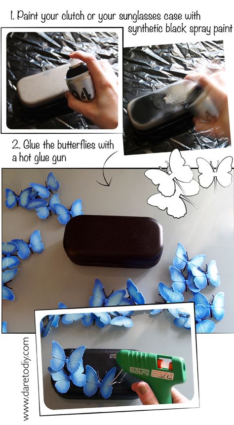 Eyeglass Cases Upcycle, Diy Clutch Bag, Clutch Tutorial, Types Of Purses, Diy Clutch, Bags Diy, Diy Bag Designs, Diy Bags Patterns, Butterfly Clutch