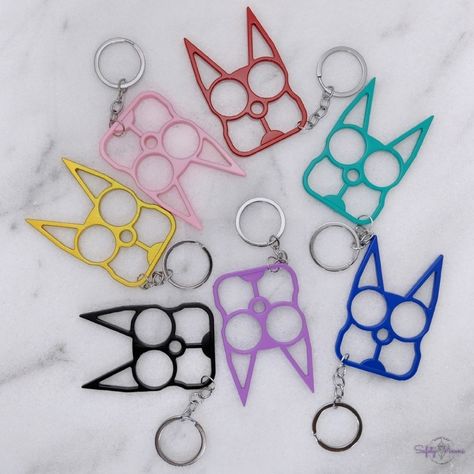 Self Defence Tools, Self Defence Gadgets, Self Defence, Cute Cat Face, Pointed Ears, A Cute Cat, Self Defense Tools, Cat Face, Aqua Green