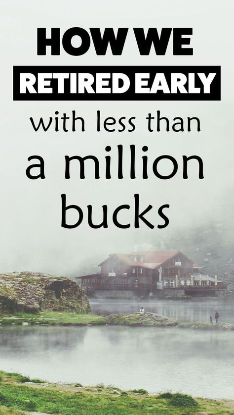 What if I told you that my wife and I are planning to retire early at the end of the year, and we won’t have a million saved? Well, that’s the deal. We aren’t waiting around for a million before we call it quits, and there’s a good reason for that…three, in fact. How To Retire Early, Retirement Finances, Retirement Activities, Retire Abroad, Retirement Plaques, Financial Wisdom, Retirement Money, Retirement Strategies, Retirement Lifestyle
