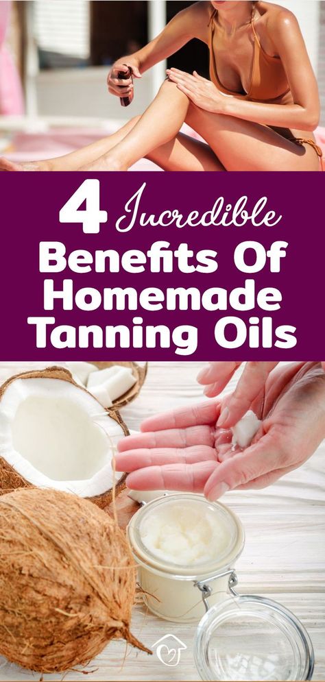 I love the 4 Incredible Benefits Of These Homemade Tanning Oils. These are the best DIY, natural, homemade, tanning oils. I show you how to use them for sunless, dark skin, pale skin, using avocado oil, coconut oil, olive oil, sesame oil, outdoor, outside tips, deep tan, with spf, recipes, good products, indoor, how to make diy tanning oils, for the beach, face, vs sunscreen, vs lotion, substitute, simple, bronzer, bronze, gold, dry skin, easy, home remedies, for the body, health, glow. Diy Tanning Oil Recipes, Tanning Oil Recipe, Homemade Tanning Lotion, Tanning Oil Homemade, Diy Tanning Oil, Diy Tanning, Vs Lotion, Tan Oil, Pamper Routine