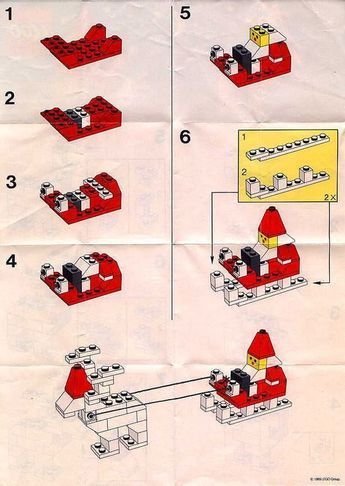 Lego Reference, Lego Christmas Ornaments, Santa On Sleigh, Lego Ornaments, Lego Basic, Sleigh With Reindeer, Lego Christmas Village, Diy Toddler Toys, Santa With Reindeer