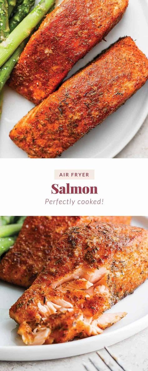 Keto Salmon Air Fryer Recipes, Salmon Seasoning Air Fryer, Sockeye Salmon Recipe Air Fryer, Air Fryer Salmon Recipes Healthy, Salmon Airfryer Recipe, Airfryer Salmon Recipes, Salmon Recipes Air Fryer, Salmon Air Fryer Recipes, Air Fryer Salmon Recipes