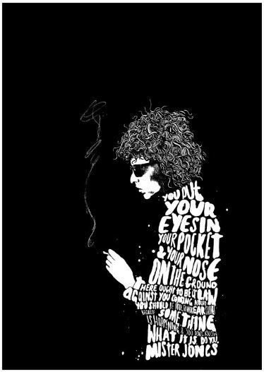 bob dylan art poster Rock Pic, Bob Dylan Poster, Bob Dylan Art, Bob Dylan Lyrics, Typographic Portrait, Rock N’roll, Socrates, Jim Morrison, Gig Posters