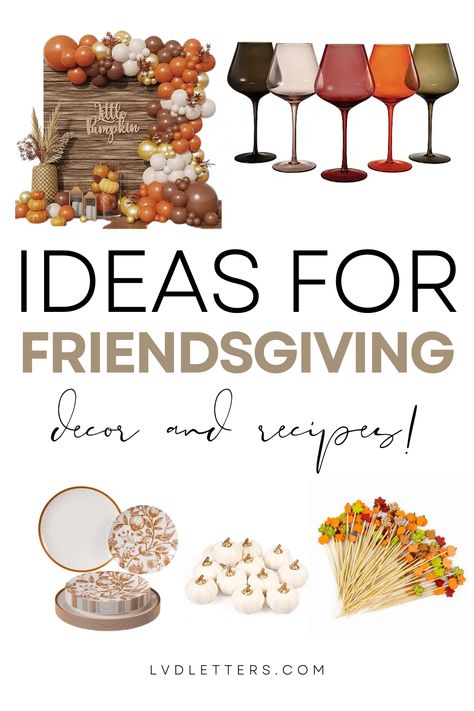 These friendsgiving decor ideas are soo CUTE! Can't wait to host my first friendsgiving dinner Ideas For Friendsgiving, Friendsgiving Decor Ideas, Friendsgiving Dinner Party Decor, Friendsgiving Table Setting, Friendsgiving Party Ideas, Friendsgiving Recipes, Friendsgiving Decor, Hosting Friendsgiving, Friendsgiving Dinner Party