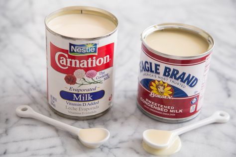 What’s the Difference Between Condensed and Evaporated Milk? — Ingredient Intelligence Cheese Sauce Evaporated Milk, How To Make Evaporated Milk, Replacement For Evaporated Milk, Evaporated Milk Substitute, Flan Condensed Milk Evaporated Milk, Quick Summer Desserts, Milk Pudding, Stovetop Mac And Cheese, Easy Mac And Cheese