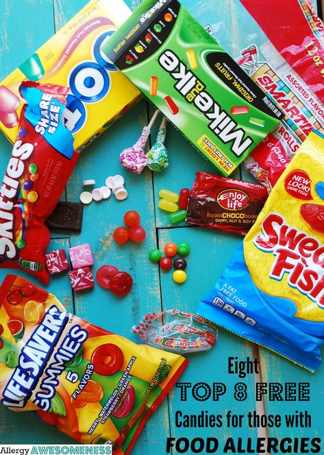 Allergy Friendly Candy List! | Allergy Awesomeness Dairy Free Jello Pudding, List Of Candy, Allergy Friendly Halloween, How To Make Jello, Peanut Allergy, Eat Snacks, Allergy Free Recipes, Milk Alternatives, Allergy Friendly Recipes