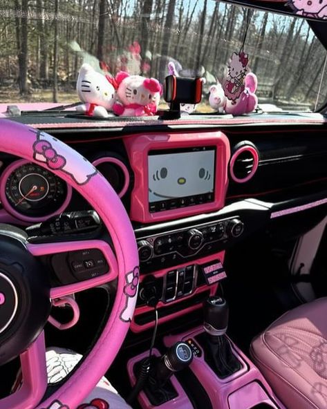 💖✨ Jeep Wrangler But Make It PINK✨�💖 🌸💖𝓑𝕦Ⓘ𝕃ᗪ ♦💓💗 (っ◔◡◔)っ ♥ Interior accessories linked in bio Heart Wheels: @heritagewheels Running Boards: @Oedro Tail Lights: @Raxiomlights Pink Seats: @exclusivecoversusa use code “Pinkposh”💰 #jeep #Jeepwrangler #jeepsahara #Jeeplife #jeepjl #Pinkjeep #Pinkjeepwrangler #pinklover #pinkcar Black Jeep Wrangler Pink Interior, Dream Car Jeep, Black Jeep Wrangler With Pink Accents, Heart Wheels, Jeep With Pink Interior, White Jeep With Pink Accents, Pink Two Door Jeep Wrangler, Pink Jeep Accessories, Jeep Wrangler Girly