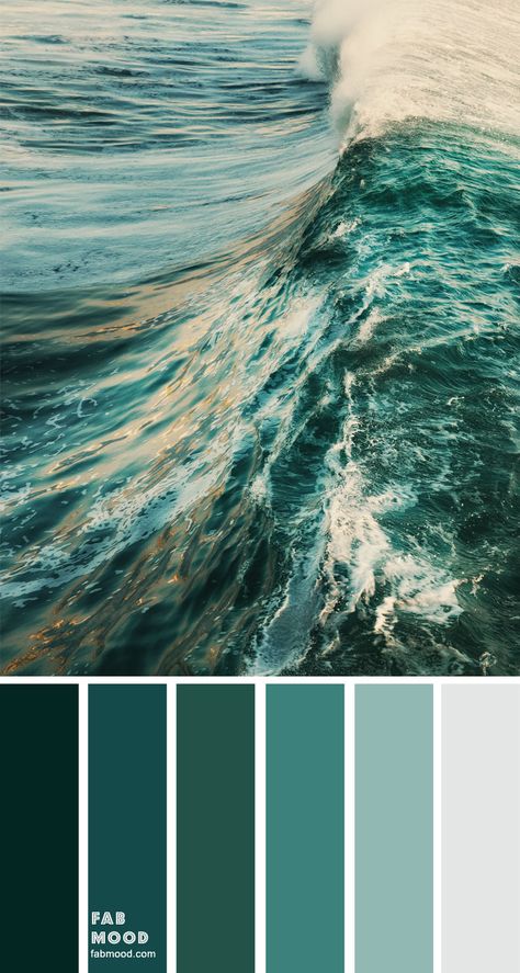 deep green color palette, color scheme, color ideas, emerald green, #summercolor #colorpalette deep green ocean color combos, emerald color palette #colors Blue Green Natural Color Palette, Deep Emerald Color Palette, Ocean Waves Color Palette, Ocean Green Color Palette, Deep Green Colour Palette, Green Ocean Color Palette, Green Blue Colour Scheme, Blues Greens Colour Palettes, Ocean Palette Colour Schemes