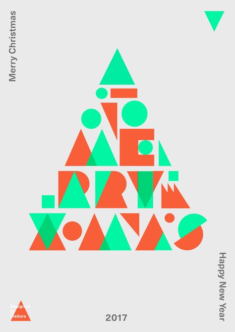 Christmas Poster Ideas, Xmas Graphic Design, Christmas Abstract Art, Christmas Card Graphic, Holiday Color Palette, Xmas Graphic, Geometric Christmas, Corporate Holiday Cards, Creative Calendar