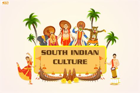 Explore the rich South Indian Culture with our guide to learn about its customs, clothing, and delicious foods. Find out more about it here! South Indian Culture, Historical Temples, Indian Culture And Tradition, Indian People, India Culture, Indian Culture, Classroom Crafts, Family Values, Dance Fashion