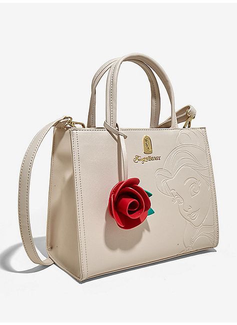 Hot Topic : Loungefly Disney Beauty And The Beast Belle Rose Bag Beauty And Beast Wedding, Beauty And The Beast Belle, Rose Bag, Disney Bags, Disney Things, Loungefly Bag, Girly Bags, Disney Fashion, Disney Bag