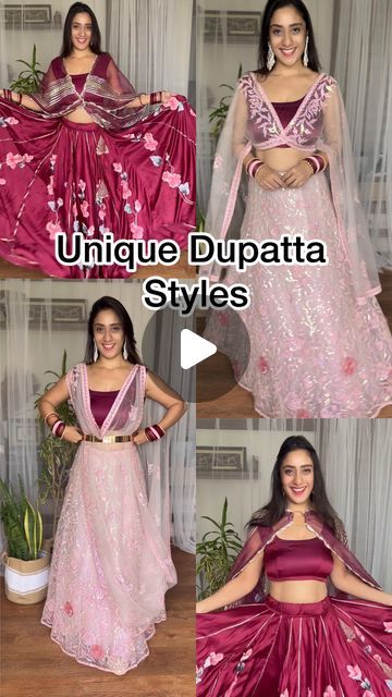 Meghna Singh 🧿 on Instagram: "Save this 📌taaki  baad me sochna na pade.. 😁

Unique Dupatta Styles for Festive Season..

So here is  one reel of all the episodes covered on Dupatta Drapes . 📌Save and choose the drape which you found most interesting for this Festive Season . 

Dupatta Drapes , Navratri , Garba Outfit, Dandiya Outfit , Chanya Choli, Navratri Outfit 

#navratri #navratrioutfit #chanyacholi #garbaoutfit #festivedrapes #festivedrapesandlooks #dupattastyling" Net Dupatta Draping Styles, Choli Dupatta Style, Dandiya Outfit, Dupatta Draping Styles, Choli Navratri, Dupatta Styling, Dupatta Draping, Garba Outfit, Navratri Garba