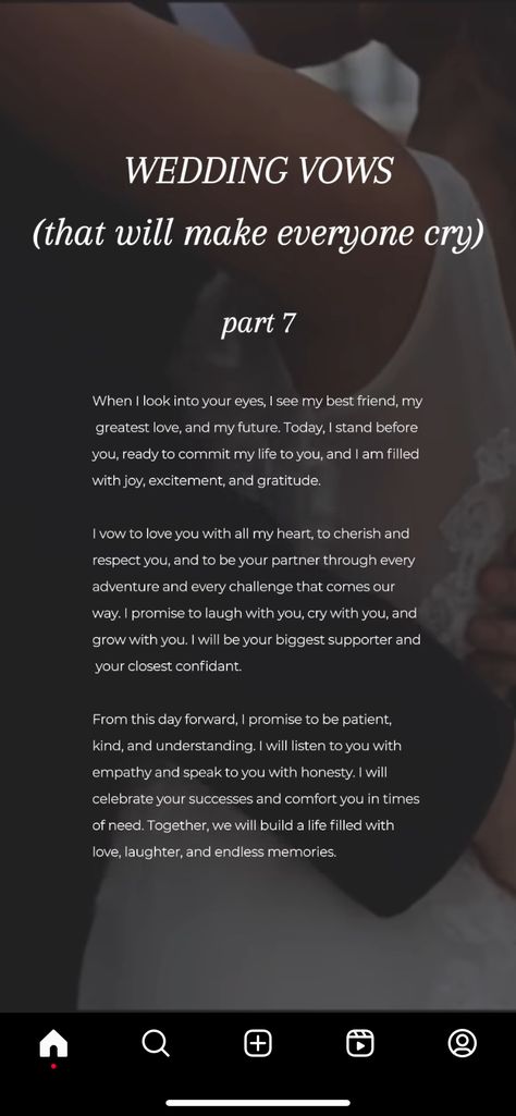 Asking Father In Law To Walk Down Aisle, Writing Vows To Husband, How To Write Vows To Husband, Personal Vows To Husband, Wedding Vows To Husband Cry, Unique Wedding Vows To Husband, Wedding Vows Ideas, Vows To Husband, Eternal Marriage