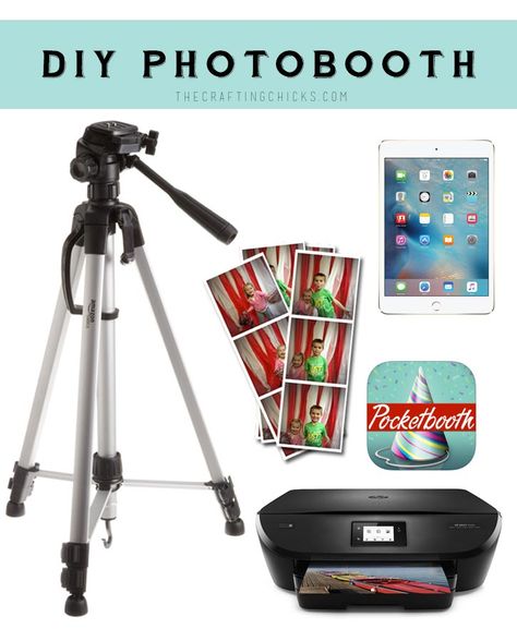 DIY Photobooth | Photobooth Setup | Class Party | School Party | Holiday Party Photo Booth Printer, Diy Fotokabine, Diy Wedding Photo Booth, Diy Photobooth, Photos Booth, Diy Photo Booth, Wedding Photo Booth, Diy Photography, Photo Booth Backdrop