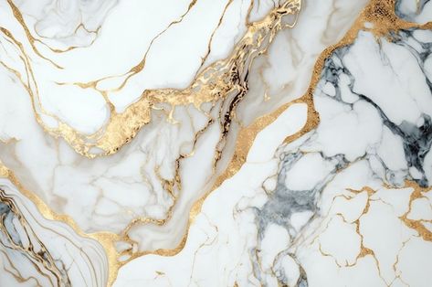 White marble with gold veins decorative ... | Premium Photo #Freepik #photo #tile-background #marble-floor #seamless #nature-pattern Luxury Marble Texture Seamless, White Marble With Gold Veins, Luxury Marble Texture, Marble With Gold Veins, Marble Texture Seamless, Background Marble, Marble With Gold, Tile Background, Gold Veins