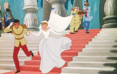 1950 disney movie Cinderella Wedding Cartoon, Cinderella Wedding Dress Disney Cartoon, Cinderella Crown, Cinderella Bride, Disney Wedding Dress, Cinderella Wedding Dress, Wedding Dress Quiz, Cinderella Cartoon, Movie Wedding Dresses