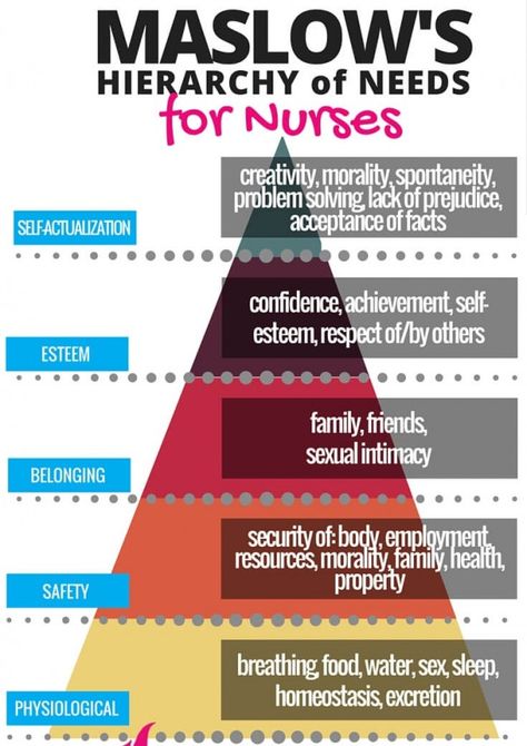 cropped_Maslow-Hierarchy-of-Needs Nursing Study Tips, Nurse Educator, Hierarchy Of Needs, Nursing Information, Maslow's Hierarchy Of Needs, Nursing Board, Nclex Review, Nursing Process, Nursing Mnemonics