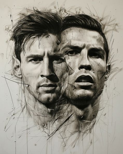 Cristiano Ronaldo Art Drawing, Ronaldo Drawing Sketch, Portrait Sketches Realistic, Cristiano Ronaldo Sketch, Cr7 Drawing, Soccer Mural, Messi Sketch, Cristiano Ronaldo Drawing, Ronaldo Sketch