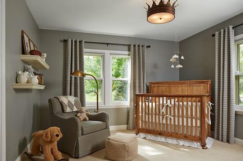 Caddy Corner Crib Angled Crib In Nursery, Caddy Corner Crib Nursery Ideas, Tan Crib Nursery, Crib In Corner, Crib In Corner Of Nursery, Corner Crib Nursery, Corner Crib, Article Journal, Transitional Nursery