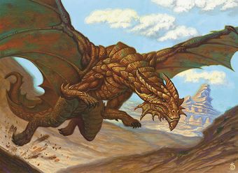 Copper dragon - Forgotten Realms Wiki Copper Dragon, Here There Be Dragons, Dragon Stuff, Dnd Dragons, Cool Dragons, Dragon Pictures, Fantasy Story, Dragon Artwork, Fantasy Dragon