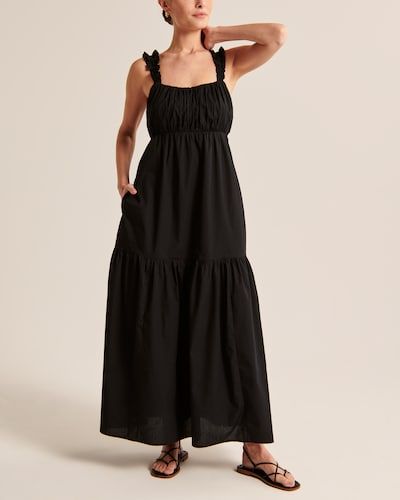 Women's Dresses & Jumpsuits | Abercrombie & Fitch Honeymoon Looks, Bow Back, American Clothing, Spring 2023, Womens Maxi Dresses, American Apparel, Sewing Ideas, Abercrombie Fitch, Women's Dresses