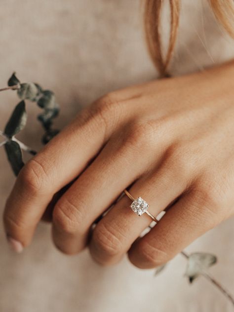 Dimond Ring, Square Engagement Rings, Moissanite Solitaire Ring, Cute Engagement Rings, Future Engagement Rings, Minimalist Engagement Ring, Gold Diamond Engagement Rings, Simple Engagement Rings, Engagement Wedding Ring