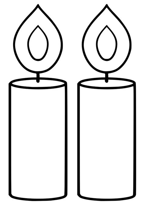 - Candle Template Free Printable, Paper Candle Craft, Candle Coloring Page, Candle Coloring, Candle Template, Candle Clipart, Kids Candles, Candle Drawing, Candle Printable