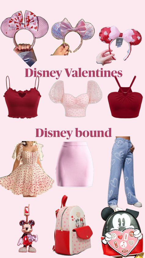 Disney Valentines, Disneyland Trip, Valentines Outfits, Valentine's Day Outfit, Day Outfit, Disneyland, Outfit Of The Day, Cute Outfits, Valentines