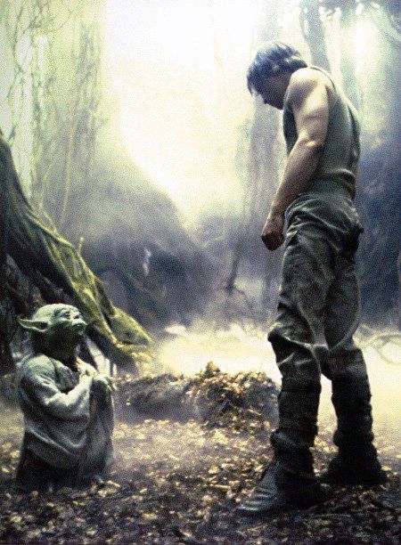 Yoda and Luke Photos Rares, Star Wars Love, Empire Strikes Back, Mark Hamill, Darth Maul, Star Wars Pictures, The Empire Strikes Back, Star Wars Movie, Anakin Skywalker