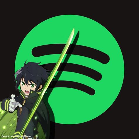 Spotify App Icon, Yuichiro Hyakuya, Seraph Of The End, Owari No Seraph, Spotify App, Anime Girlxgirl, App Icon, Anime Icons, Anime