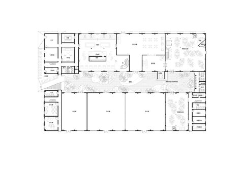 Art Studio Floor Plan, Workshop Plan Architecture, Work Shop Layout, Workshop Design Architecture, Workshop Floor Plans, Retail Floor Plan, Workshop Floor Plan, Classroom Floor Plan, Warehouse Plan