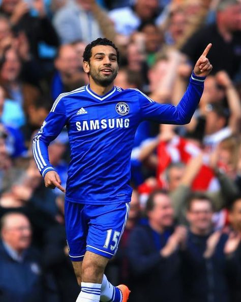 Mohamed Salah 2014 Salah Chelsea, Mohamed Salah, Chelsea Fc, Soccer Players, Chelsea, Sports Jersey, Soccer, Adidas, Sports