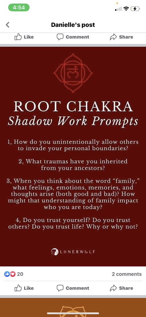 Root Chakra Shadow Work, Root Chakra Shadow Work Prompts, Chakra Shadow Work Prompts, Chakra Shadow Work, Shadow Work Prompts, Personal Boundaries, Therapy Worksheets, Shadow Work, Word Families