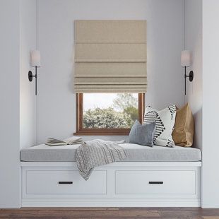 Outside Mount Roman Shades, Blackout Roman Shades, Cordless Roman Shades, Sun Zero, Boho Curtains, Roman Shade, Energy Efficient Design, Window Bed, Entertainment Room