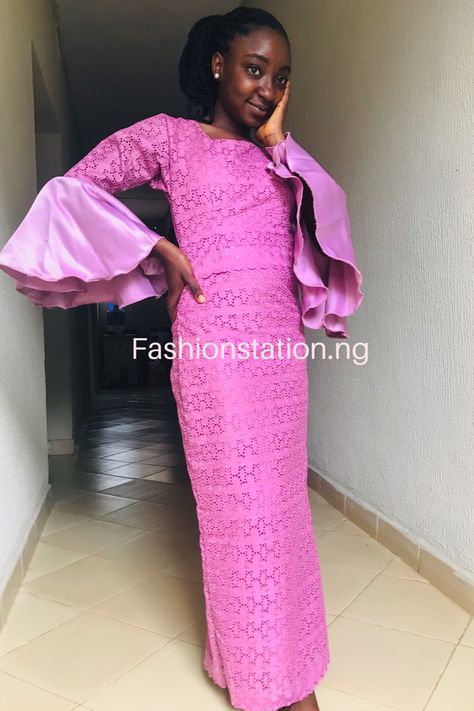 Straight gown styles Straight Gown Styles, Gown For Children, Straight Gown, Lace Long Gown, Lace Gown Styles, Gown Styles, Asoebi Styles, Ladies Gown, Lace Gown