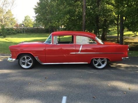 Tuning Cars, 57 Chevy, 1955 Chevrolet, Car Tuning, Chevy, Two Tone, Classic Cars, Cars, Vehicles