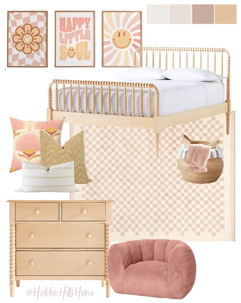 Shop Jenny Lind Maple Wood Spindle Full … and other curated products on LTK, the easiest way to shop everything from your favorite creators. Boho Groovy Bedroom, Boho Bedroom Kids Girl, Girls Boho Room Ideas, Pink And Yellow Boho Bedroom, Girls Orange Bedroom, Boho Bedroom Girl Rooms, Girly Kids Room, Groovy Aesthetic Bedroom, Pink And Yellow Girls Room