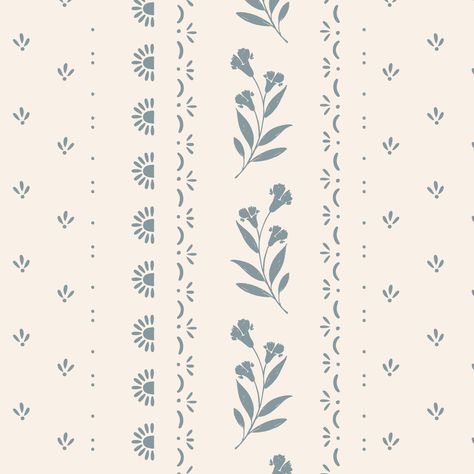 Cottage Wallpaper, Cottage Dining Rooms, European Cottage, Wallpaper Love, Neutral Background, Cottage Charm, Nursery Room Inspiration, Scandinavian Folk Art, Girl’s Room