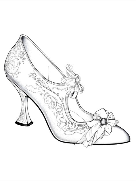 Coloring Book with Beautiful Shoes Inspired by the Victorian and Baroque Time Baroque Shoes, Rococo Shoes, Shoes Coloring, Vibe Vintage, Victorian Shoes, Shoe Sketches, Epoxy Art, Shoe Designs, Beautiful High Heels