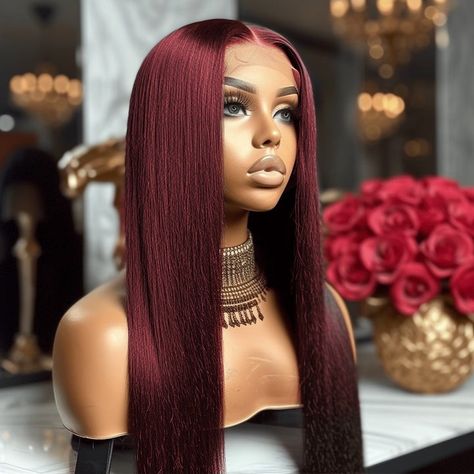 Auburn Hairstyles, Wig Room, Cola Hair, Wig Business, Cherry Cola Hair, Hair 2025, Wigs Hairstyles, Hype Hair, Cute Natural Hairstyles