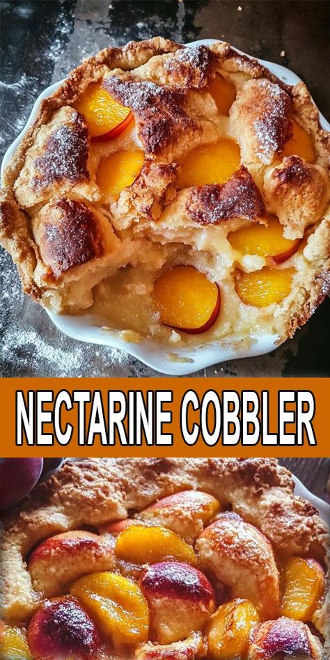 Enjoy summer flavors with this Delicious Nectarine Cobbler! This simple and scrumptious dessert is bursting with juicy nectarines and topped with a golden crust. Ideal for gatherings or a sweet treat any day! Pin it now and bring summer to your kitchen! #NectarineCobbler #SummerDessert #Baking Nectarine Dessert, Hummingbird Bread Recipe, Nectarine Cobbler, Hummingbird Bread, Summer Flavors, Scrumptious Desserts, Nectarine, Enjoy Summer, Summer Dessert