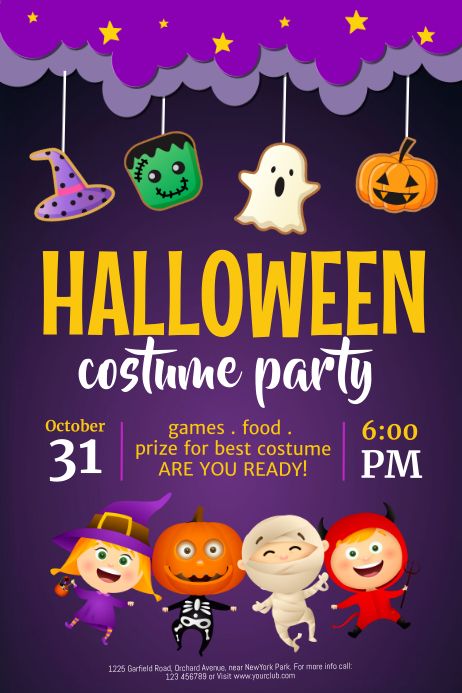 Halloween Flyers Ideas, Halloween Invitations Template Free, Halloween Party Invitations For Kids, Halloween Invitations Template, Halloween Invitation Ideas, Halloween Poster Design, Halloween Toddler Party, Poster Design Kids, Halloween Invitaciones