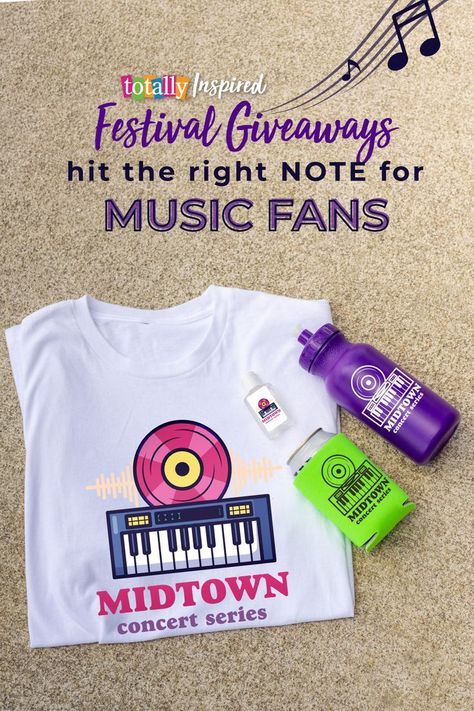 #Giveaways and #merch items available for concert and music festival-goers are a great way to raise awareness and increase revenue for your band or venue! ⁠ ⁠ The revenue from music events is expected to increase 11.43 percent from 2022 to 2026. It is more important than ever to start thinking about festival merchandise ideas. Check out these merchandise ideas for brands & venues!⁠ Music Merchandise Ideas, Festival Merch, Merchandise Ideas, Festival Merchandise, Promotional Giveaways, Book Instagram, Music Events, Concert Series, Jazz Festival