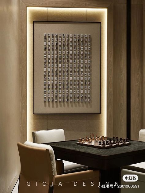 Feature Wall Design, Interior Artwork, Interior Design Games, Poker Room, Lobby Interior, Backdrop Design, Billiard Room, Game Room Decor, Entertainment Room