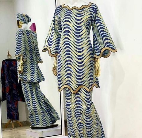 Hausa Women Styles, Half Bubu And Skirt, Iro And Buba Styles Lace, Hausa Ankara Skirt And Blouse, Headgear Fashion, Boubou Styles For Women, Ankara Dress Designs, Bubu Gown Styles, Nigerian Lace Styles Dress