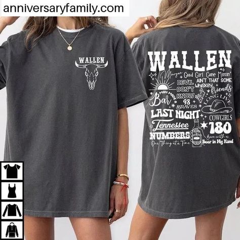 Morgan Wallen Concert T Shirt, Country Concert, Morgan Wallen Concert Tour 2024, Trendy Country T-Shirt, Comfort Colors T-Shirt Cody Johnson Shirt, Morgan Wallen Concert, Cody Johnson, Sassy Women, Dad Shirts, Iconic Album Covers, Country Music Shirts, Shirt Designs For Men, Concert T Shirt