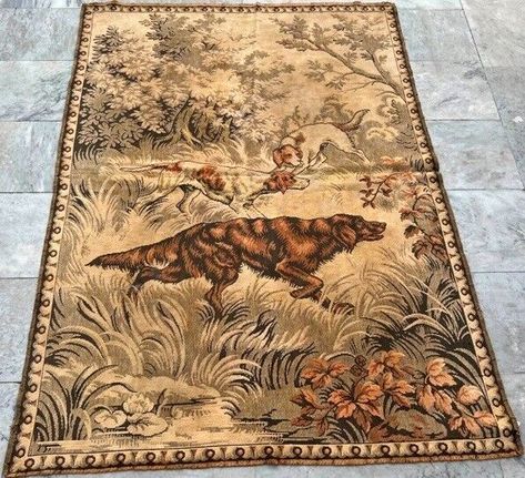 Antique Tapestry, French Tapestry, Elegant Tablecloth, Vintage Bedspread, Medieval Tapestry, Pakistani Rugs, Aubusson Rugs, Boho Tapestry, Deer Wall