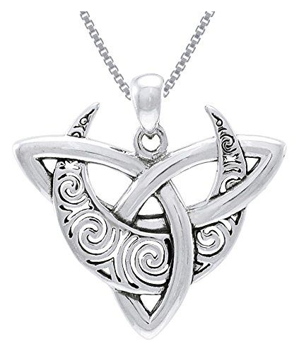 Jewelry Trends Sterling Silver Celtic Triquetra Moon Goddess Trinity Knot Pendant on Box Chain Necklace >>> Click image for more details.Note:It is affiliate link to Amazon. Celtic Triquetra, Celtic Necklace, Necklaces Silver, Box Chain Necklace, Trinity Knot, Silver Jewelry Necklace, Celtic Jewelry, Christian Jewelry, Moon Goddess