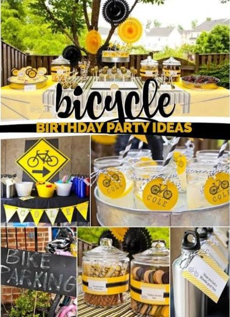 Bike Themed Birthday Party, Bicycle Birthday Party, Bicycle Birthday Parties, Bicycle Birthday, Bicycle Party, Bike Birthday Parties, Colorful Decorations, 6th Birthday Parties, Jacksonville Florida